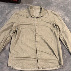 Lululemon Casual light green Button-Up Shirt